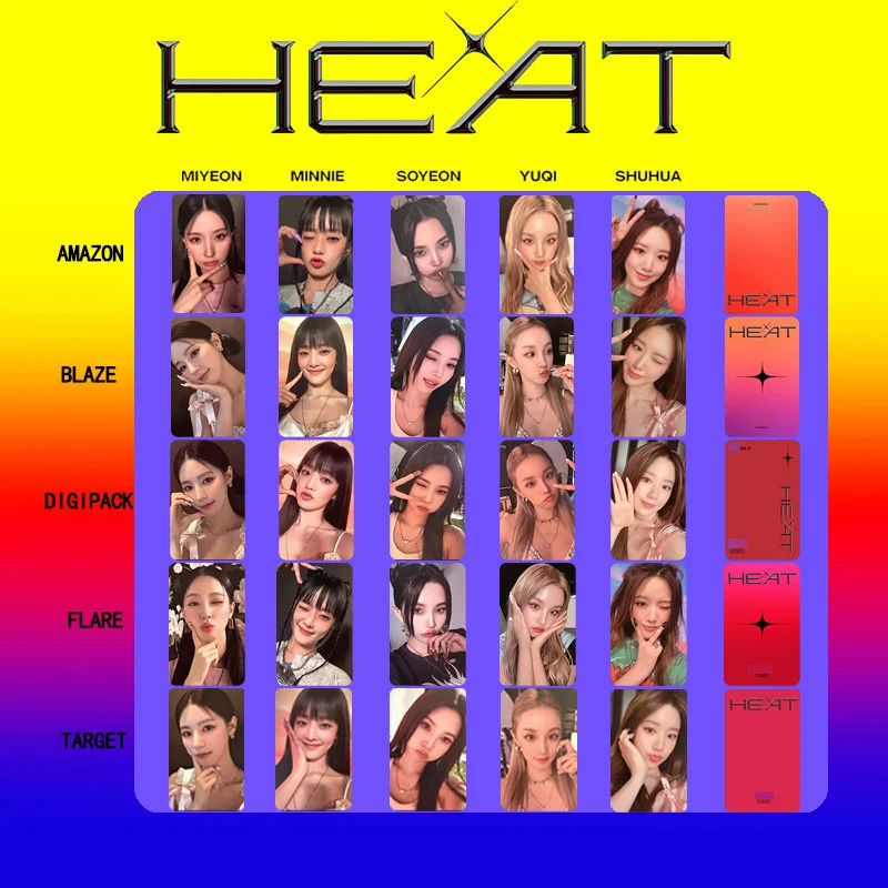 

5 шт./набор, альбом для фотографий «Kpop (G)»