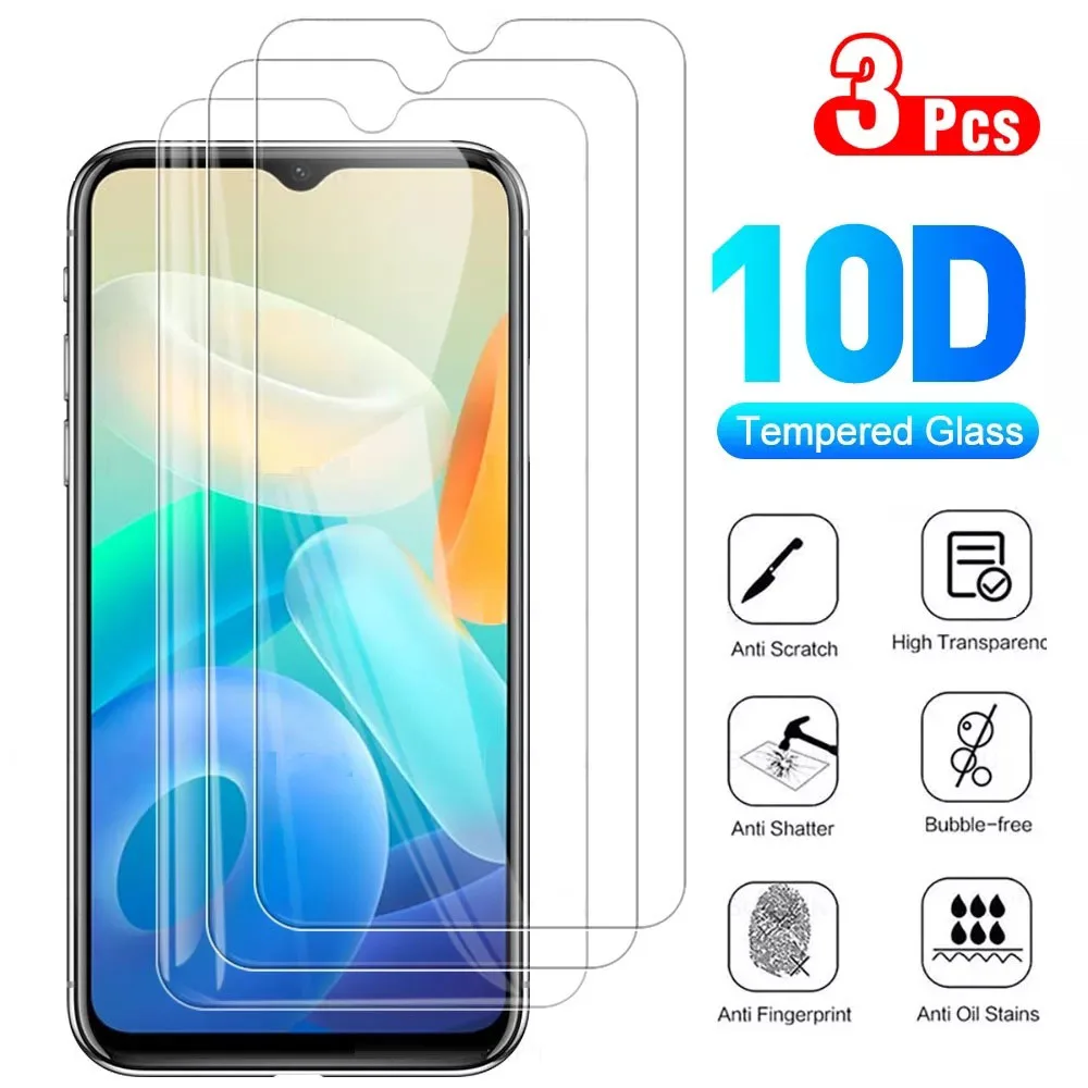 

3PCS Tempered Glass For Vivo Y76 5G Screen Protector Glass Film