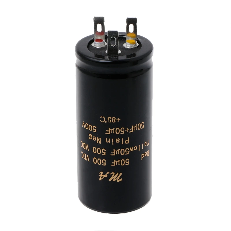 100+100uf,50+50uf,32+32uf,500V Electrolytic Double Amplifier Capacitors 5