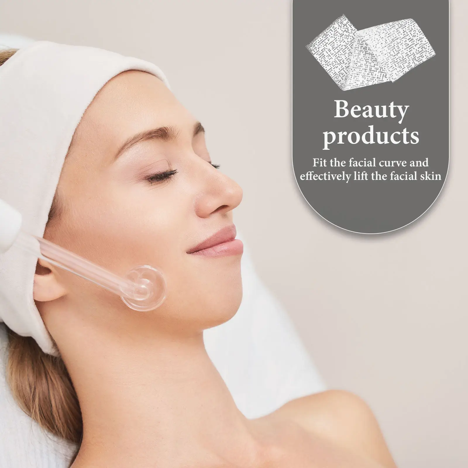 30 Bandes Masque Facial Plâtre Non Tissé DIY 3D Raffermissant