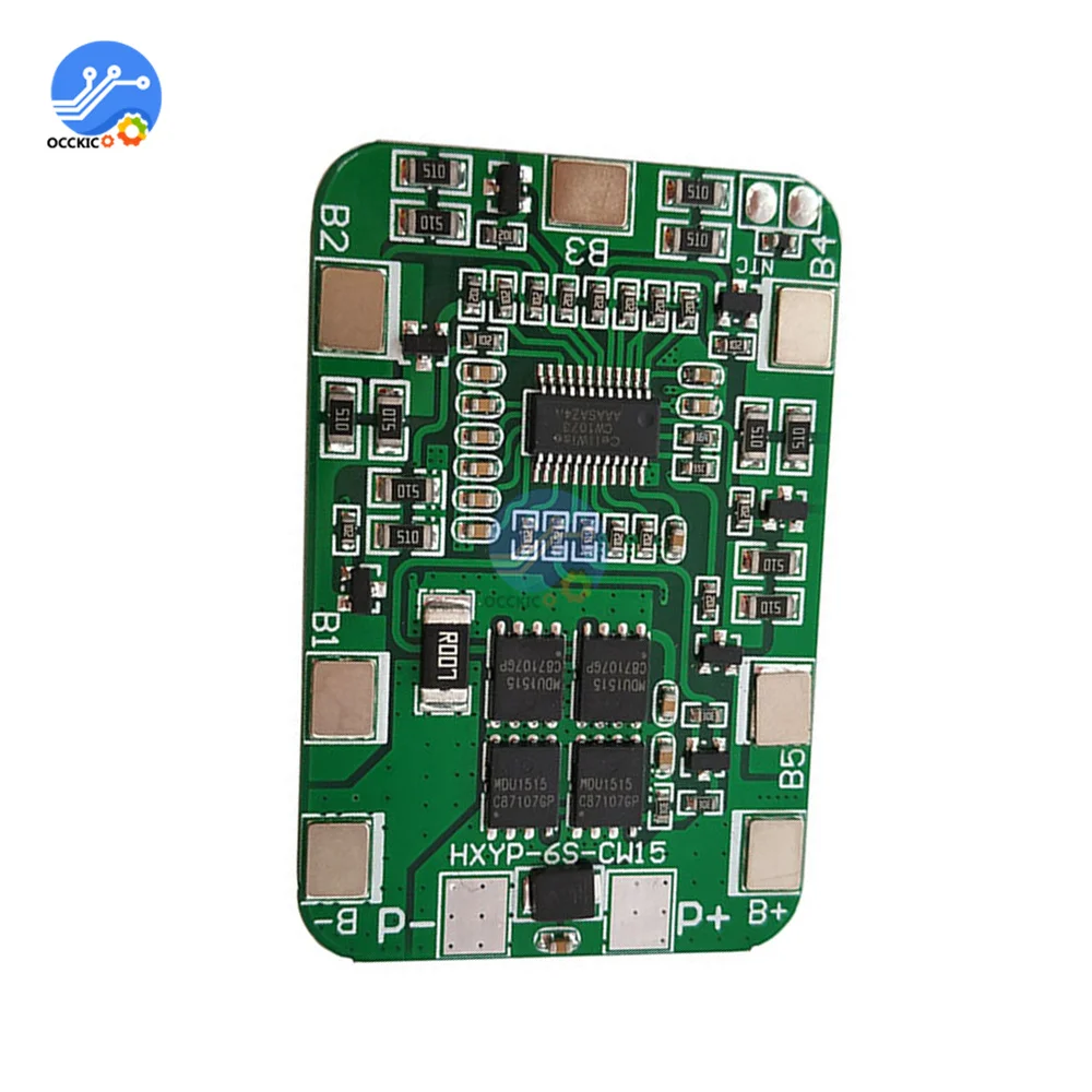 Circuito Di Protezione Bms Per 4 Batterie 18650 Litio PCB Battery 1 144v 30a Generico 7427066578114
