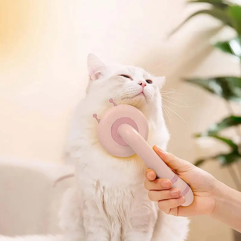 

dog pet Hair Brush Grooming Self Cleaning Hairs Removes Soft Comb Cat Hair Cleaner Pet Dog Cat Brush Slicker clean Brush