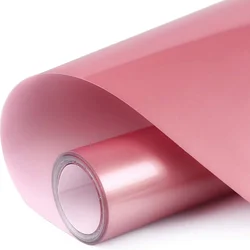 Premium Smart Iron On Heat Transfer Vinyl with Extended Durability and Easy Application - 33x152.4cm (Rose golden)