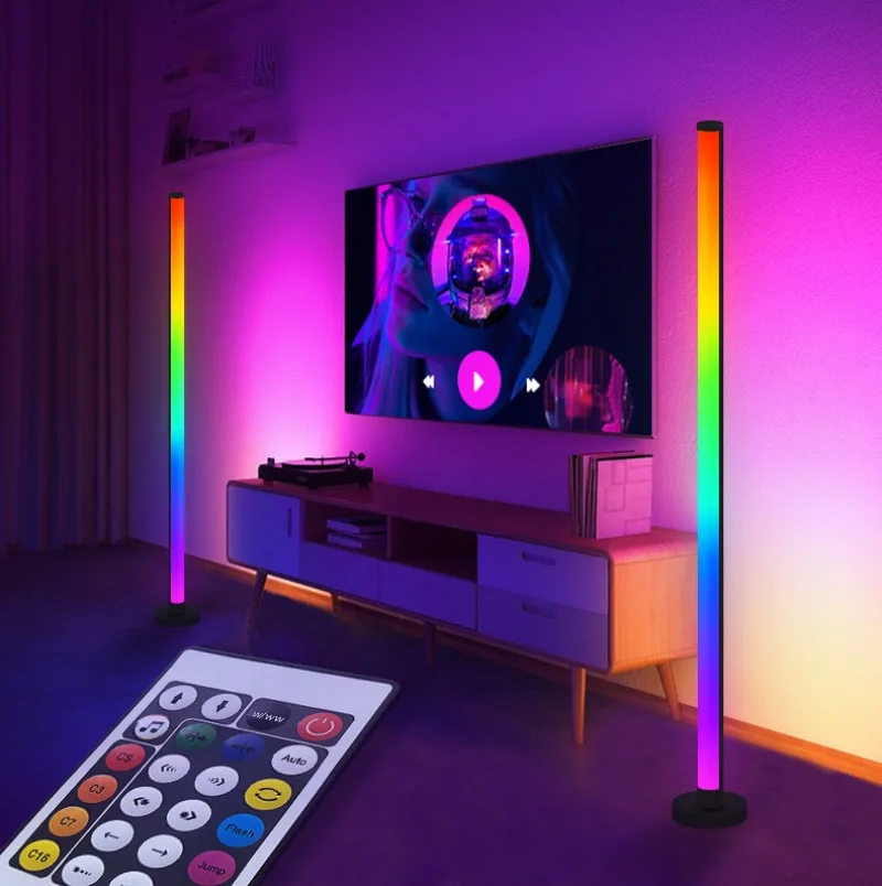 Lampada Da Terra LED Con APP E Telecomando - 16 Milioni Di Colori E Sincronizzazione Musicale | Per Casa - Foto 7