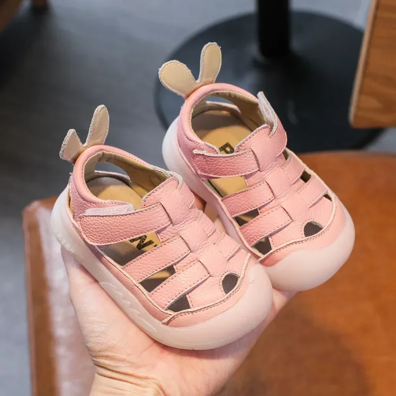 Baby Girls Boys Sandals Summer Infant Toddler Shoes Genuine Leather Soft-soled School Kids Shoes Children Beach Sandals kids sandals,sandals and clogs,baby sandals,kids shoes