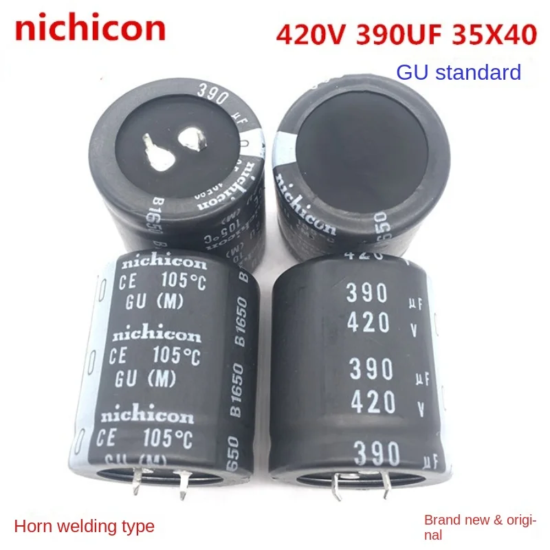 (1 шт.) 420V390UF 35X40 Nijikang электролитический конденсатор заменяет 450V 400V 390UF 35*40 оригинал