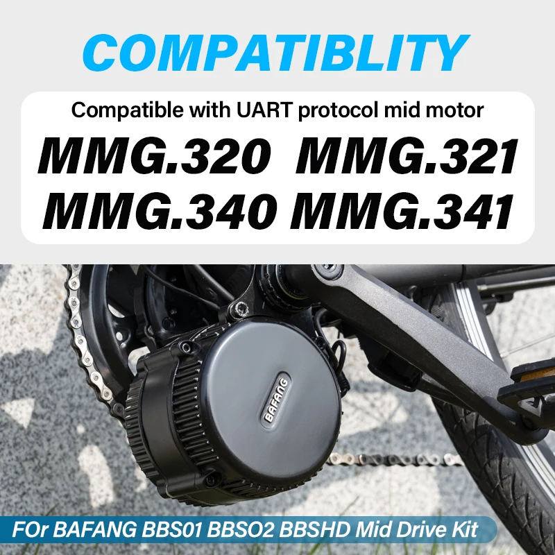 EBike USB 프로그래밍 케이블, 미드 드라이브 센터 전기 자전거 모터 프로그래밍 케이블, 8fun / Bafang BBS01 BBS02 BBS03 BBSHD용