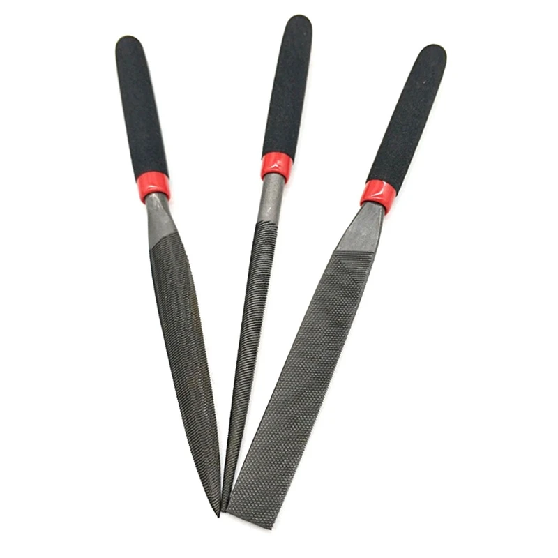 

Small Steel Files Needle File Flat File For Stone Glass Metal Carving Craft Needle Filing Woodworking Hand File Tool Durable