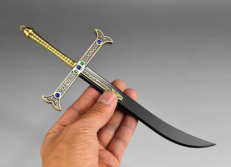 One Piece Dracule Mihawk Black Sword Yoru Cosplay Prop for Sale - AliExpress