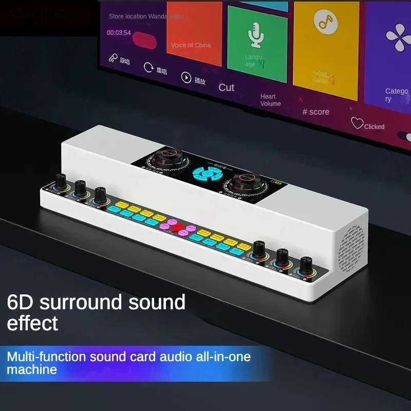 Bgn-y6001 Bluetooth Speaker Wireless Karaoke Sound Card Integrated Indoor And Outdoor Square Dance Universal High-power Speaker 2