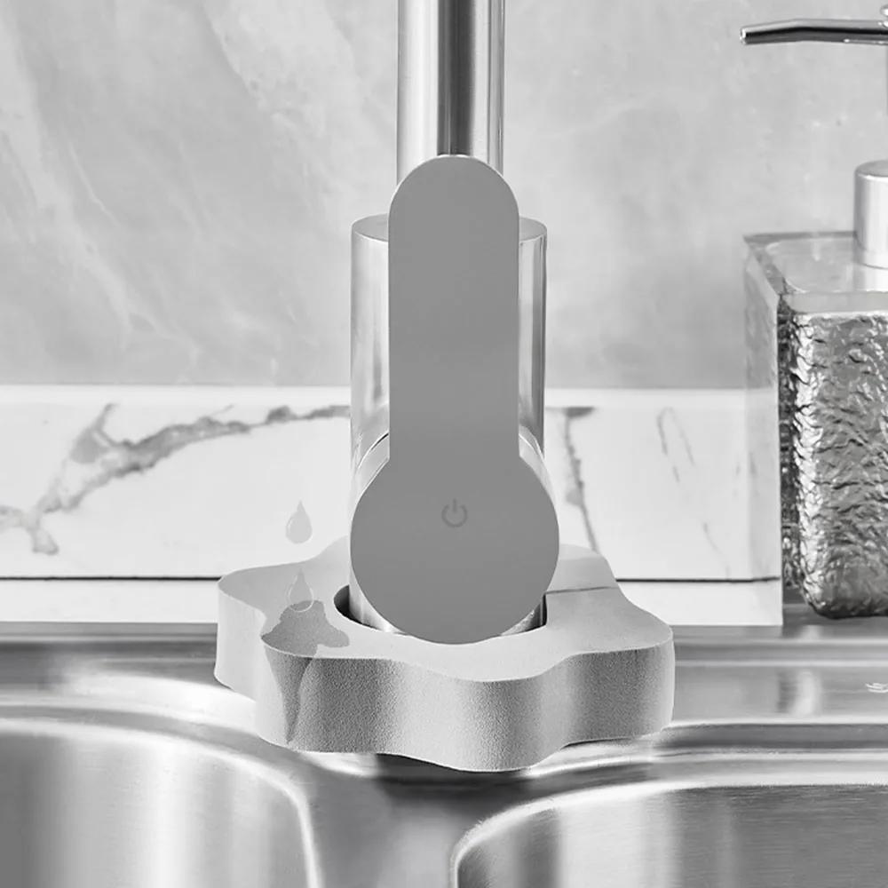

Dual Use Faucet Absorb Water Mat Mini Mulitifunctional Faucet Pad For Bathroom