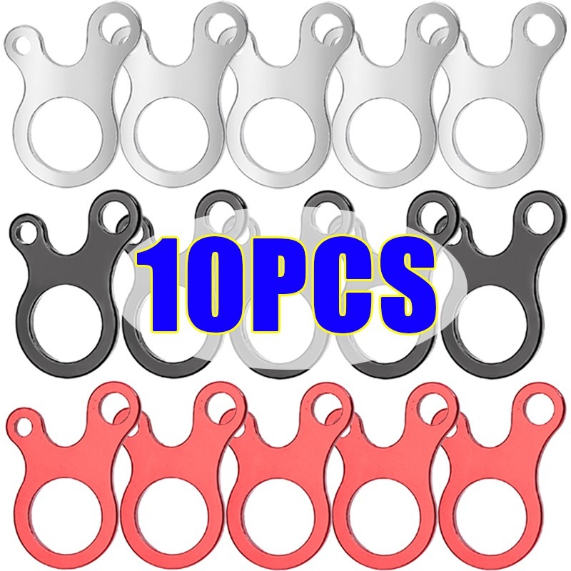 5/10pcs Camping Tent Cord Rope Fastener Guy Line Runner Carabiner Hook Hanger Tightener Wind Rope Buckle Tent Accessories