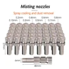 0.15-0.8mm Low Pressure Sprayer Nozzle 6mm Quick Insertion Mist Sprinkler for Outdoors Garden Yard Cooling Humidification Device 2