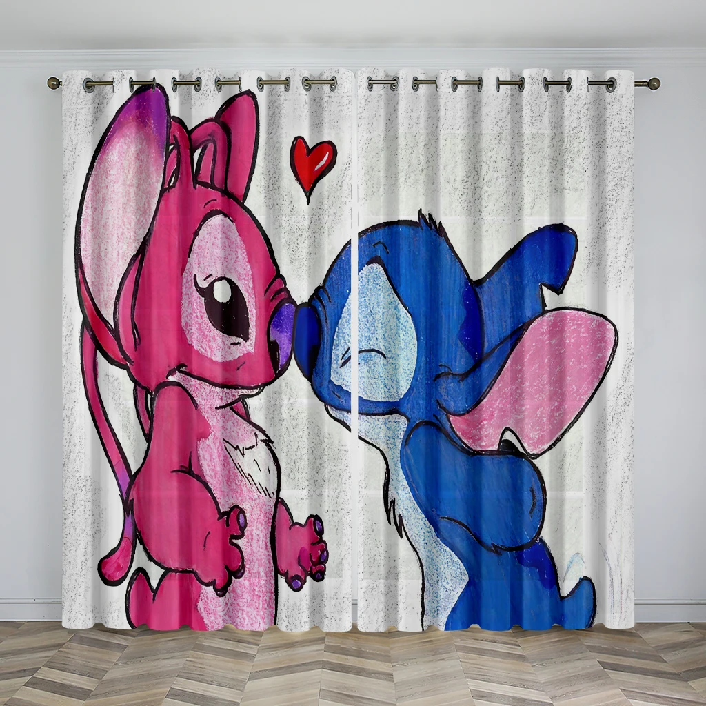 

Kids Like Cartoon Animation Digital Print Curtains, Polyester, Suitable For Living Room, Bedroom, Balcony, Office 2pcs
