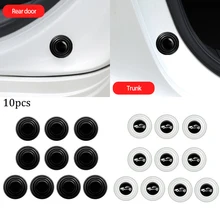 10PCS Car Door Bumper Protector Stickers Universal Shock Absorbing Mute Shock Noise Gaskets Bumper Protector for Cars Trucks SUV
