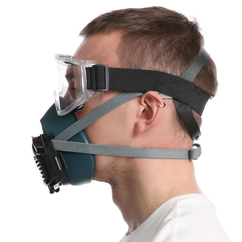 Silicone Dustproof Mask Suitable For Mining Spray Paint House Decoration Grinding Dust KN95 Self-Priming Filter Dust Half Mask dust mask half face respirator mask dustproof respirator