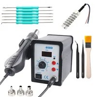 Hot Air Gun 858D BGA Rework Solder Station Blower Hair Dryer Hairdryer Soldering Heat Gun 220V 110V For SMD SMT Welding Repair 1