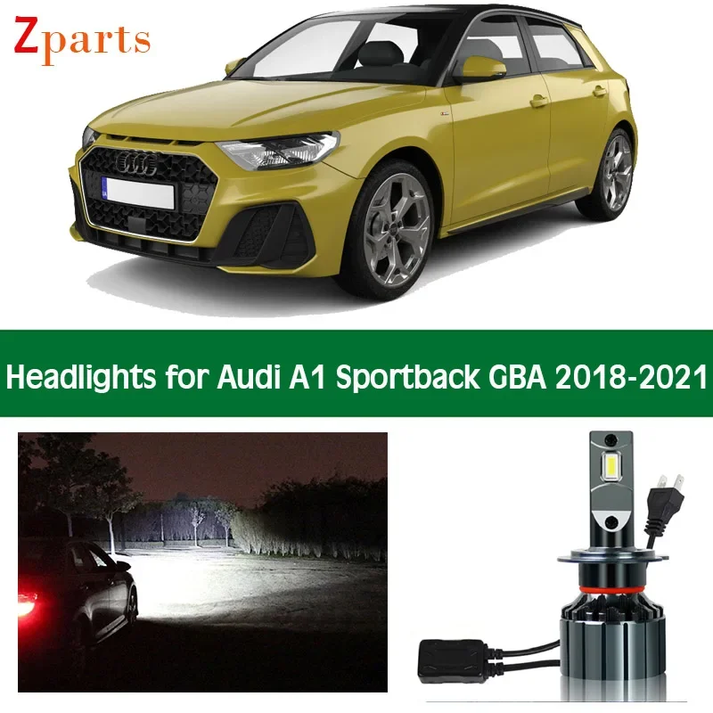

Car Bulbs For Audi A1 Sportback GBA 2018 2019 2020 2021 LED Headlight Headlamp Low Beam High Beam Canbus Auto Lighting Parts