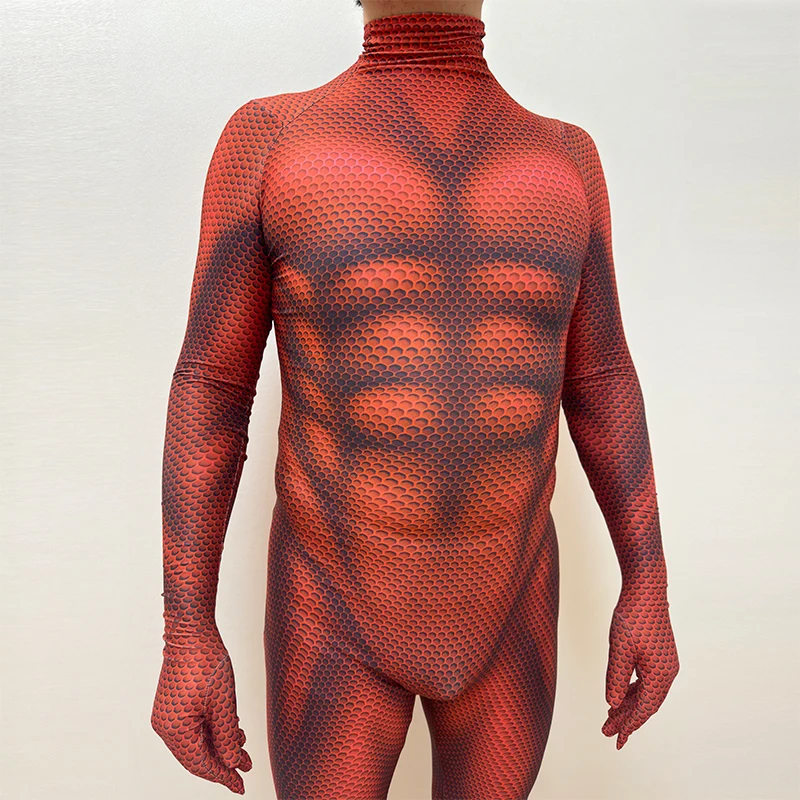 Halloween Supereroe Costume Cosplay Zentai Body Ironman Party Suit Adulti Bambini Tuta