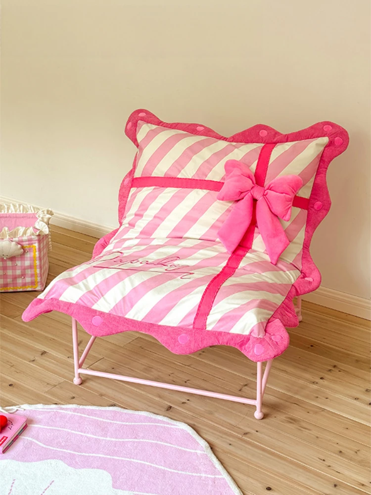 Gift wrought iron unit sofa living room balcony leisure chair single chair single sofa