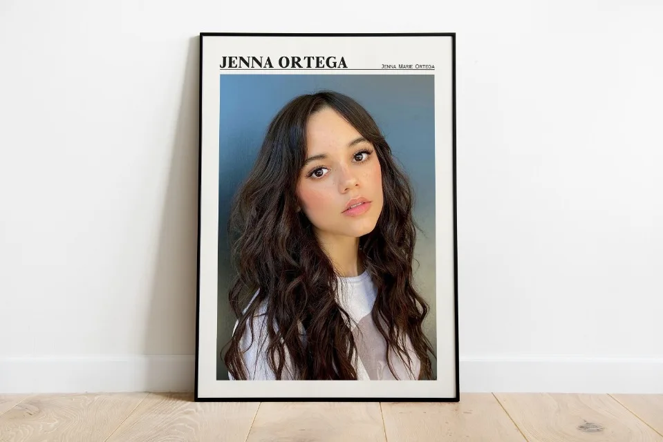thumbnail image 1 of Jenna Ortega Poster Horror TV Play Wednesday Addams Canvas Painting HD Print Modern Wall Art Picture Living Room Bedroom Decor, 1 of 5