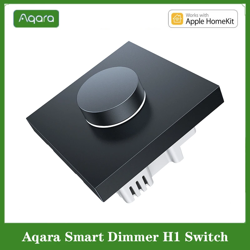 

Aqara Smart Dimmer H1 Switch zero line Wireless Intelligent linkage Zigbee 3.0 Neutral Work For HomeKit & Aqara Home ZNXNKG01LM