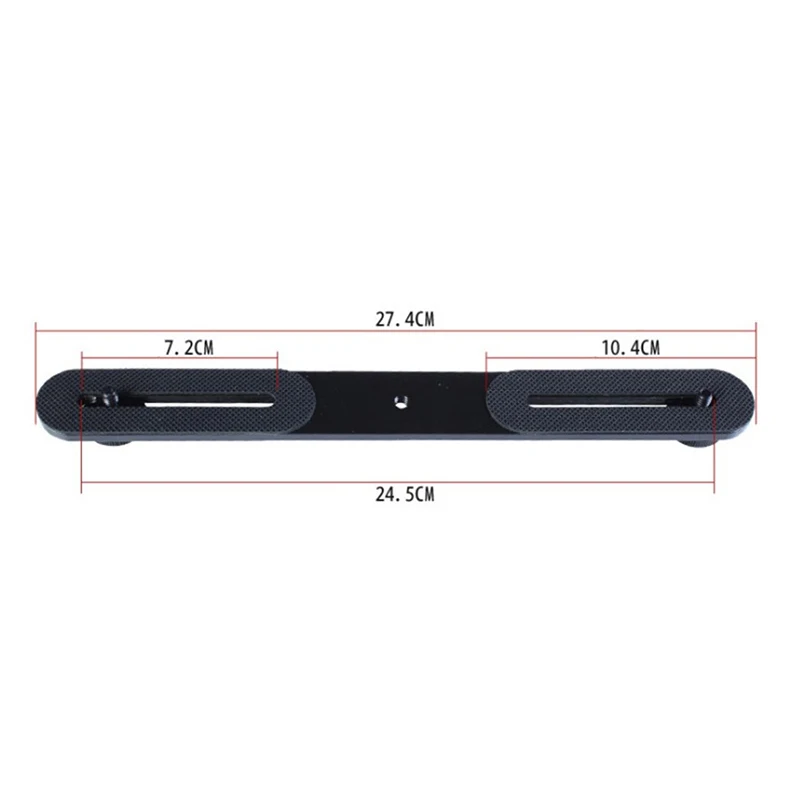 Confezione Da 2 Supporti Per Luci Selfie Con Vite 1/4 Pollice - Treppiede Da Tavolo Con Barra Di Estensione Per Luci Video E Microfoni