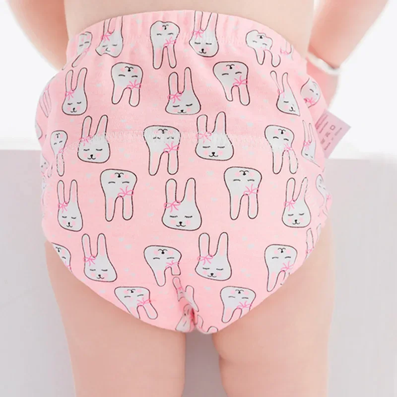 6 Layer Waterproof Reusable Cotton Baby Training Pants Cloth Diapers Infant Shorts Underwear Nappies Panties Nappy Changing