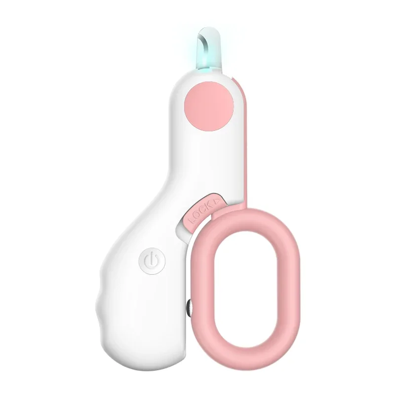 LED Light Cat Dog Nail Clipper Cutter Professional Pet Claw Trimmer Safety Lock Puppy Kitten Animals Care Grooming Tool Kit pet nail clipper