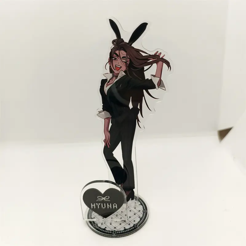 Anime ALIEN STAGE Keychains Pendant Car Key Chain Acrylic Stand MIZI SUA TILL IVAN HYUNA LUKA Fans Gifts Cosplay Accessories - Image 9
