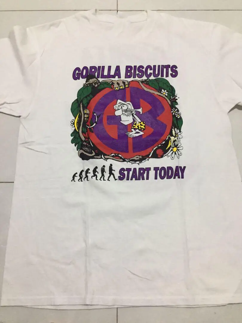 Gorilla Biscuits Reprint T-Shirt Per Uomo Donna S-4Xl Vn1067