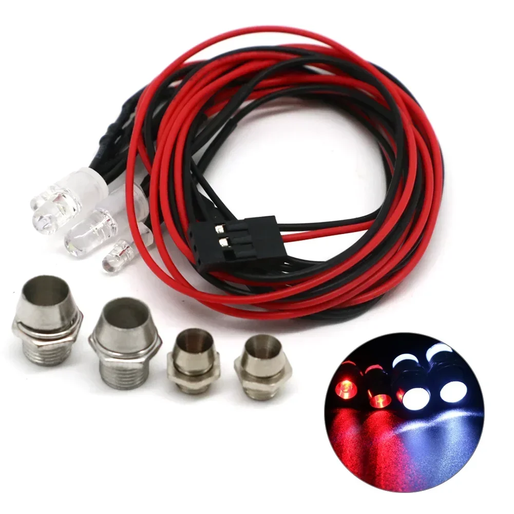 Connecteurs et fils du kit LED pour voiture RC 3-7V