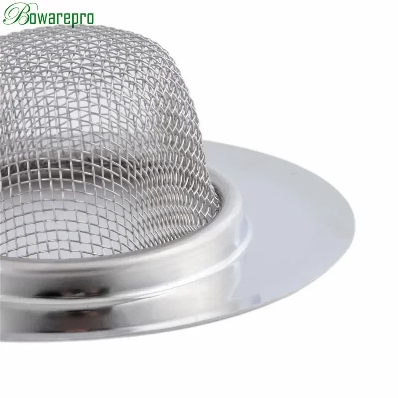 Shower Drain Hole Filter Trap Steel Bath Catcher Stopper Metal Sink Strainer Bathroom Plug Filter 11/9/7cm