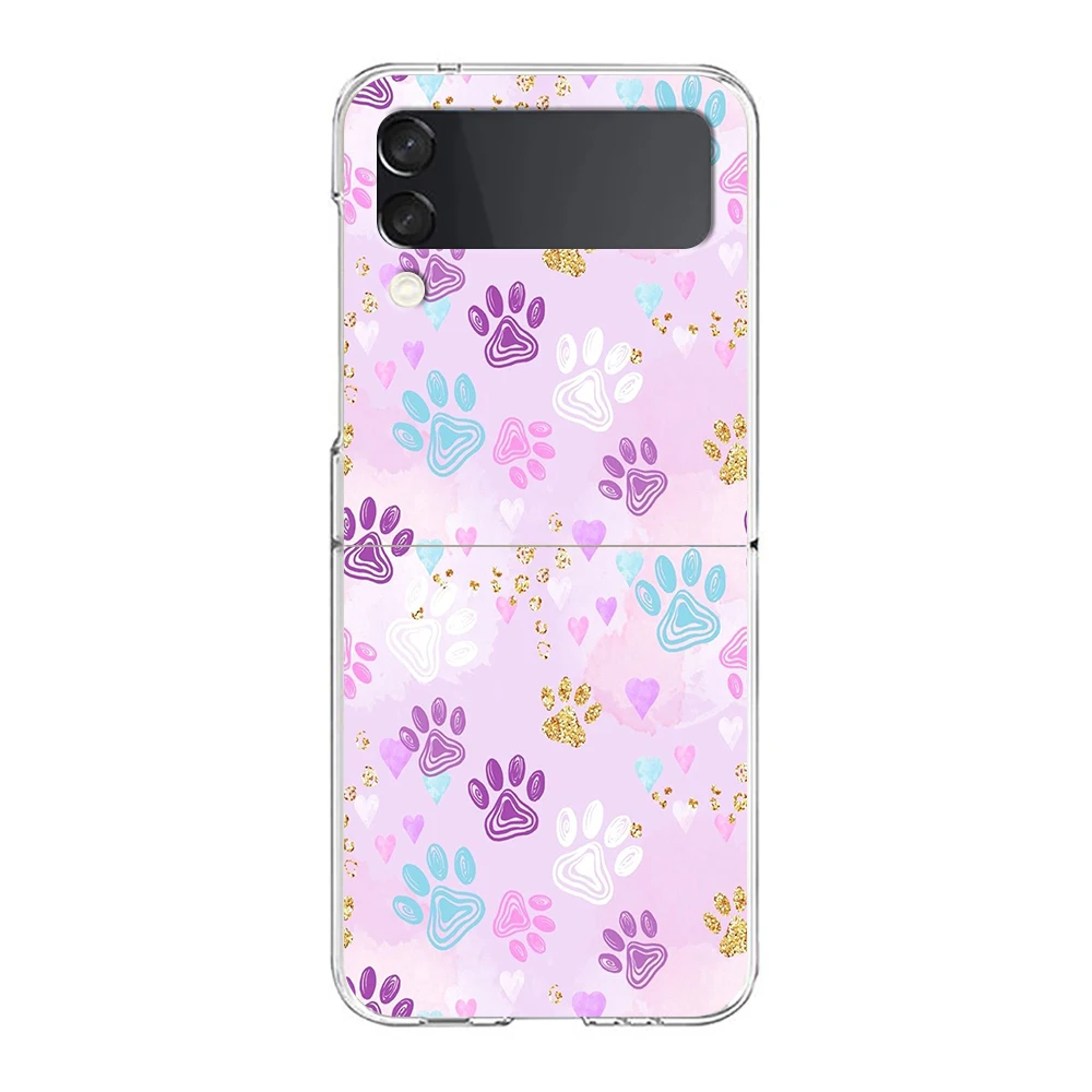 Dog Paw Print Cute Transparent Shockproof Phone Case