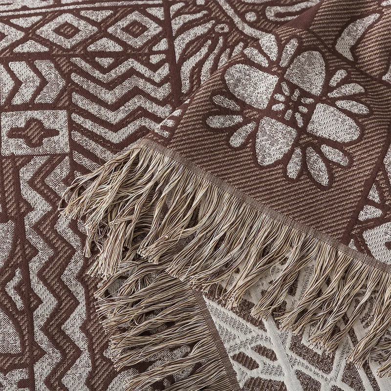 Cotton Bedspreads 4 Layers Of Muslin Gauze Towel Coverlets Summer Air Conditioning Blanket Cover Towels For decorating Beds Sofa