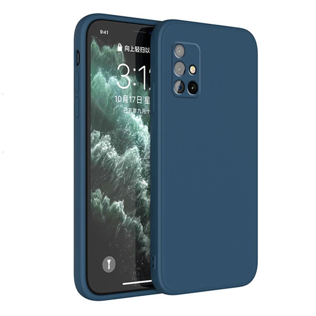 Custodia morbida in silicone liquido quadrato per Xiaomi Redmi Note 10 9 8 7 Pro 9S Redmi K40 K20 9A Mi 11 10 10T Pro Lite 9 SE Poco_voghion.com