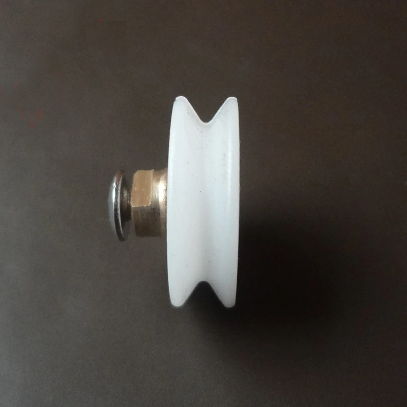 8pcs diameter 23mm Shower door rollers,Nylon roller groove V with M4x10 bolt