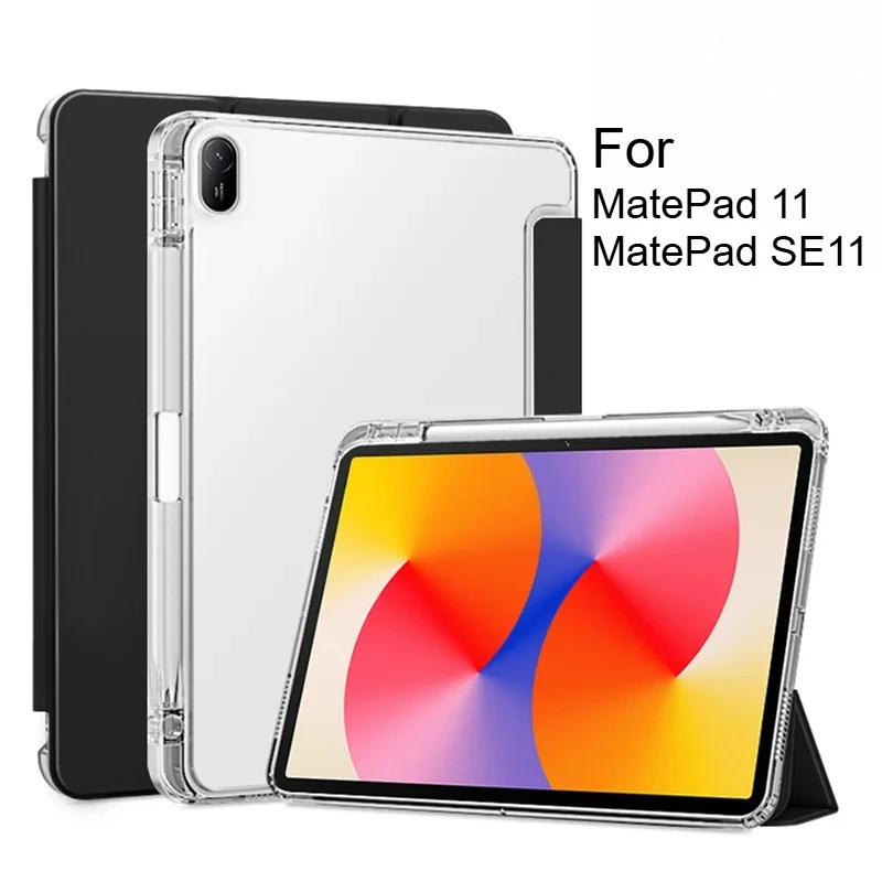Enhanced Tablet Cover Smart Case with Folding Stand and Pencil Holder