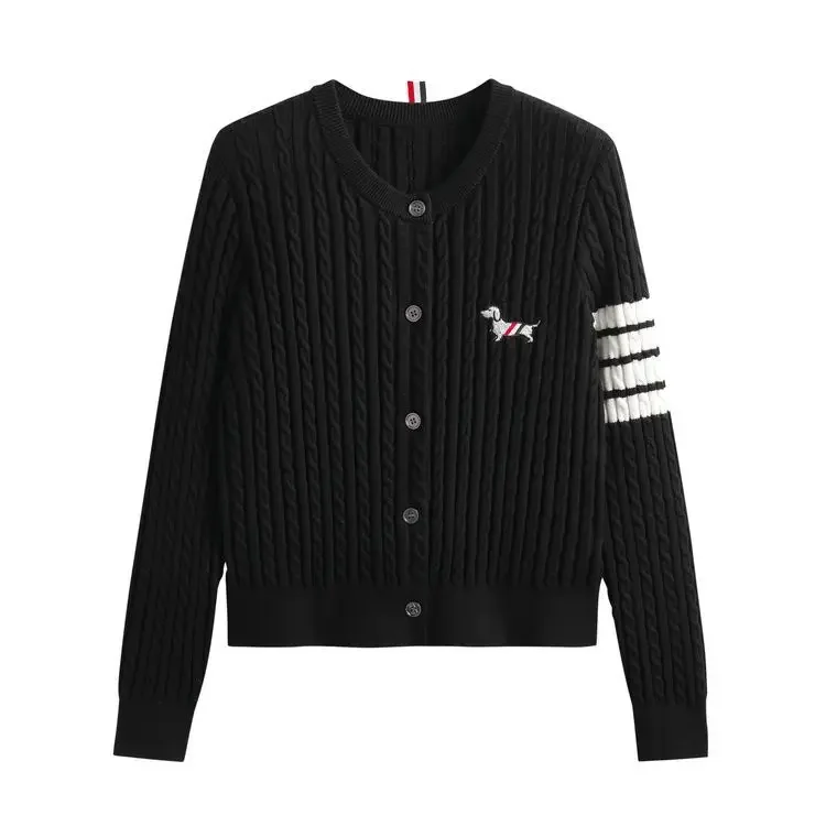 High Quality Korean Golf Sweater Women Golf Wear Autumn New Knit Embroidery Sports Top Casual Women's Clothing