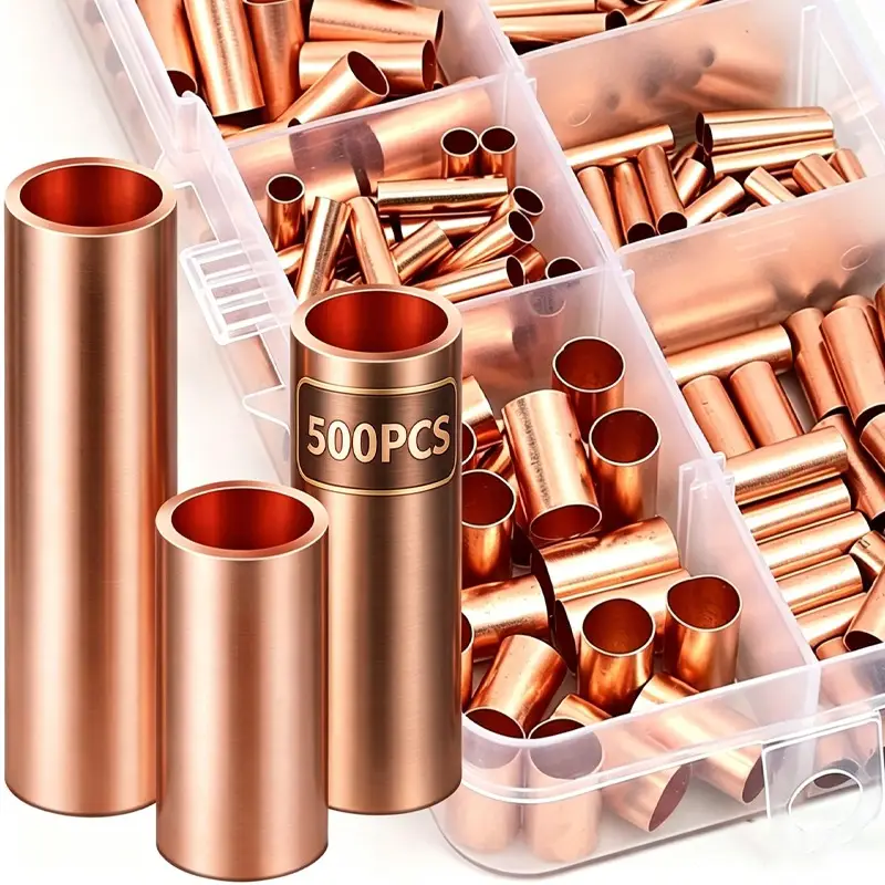 1/1.5/2/2.5/3/3.5/4/6mm Copper Wire Connector Set Appliance Repair Industrial Wiring Copper Tube Terminal Cable Lug Supplies image 1