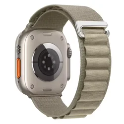 Alpine Strap for Apple Watch - Premium Watchband Bracelet (Olive)