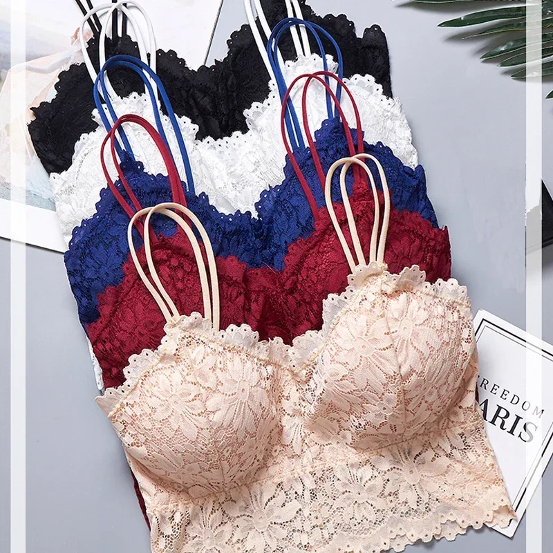 

Wireless Push Up Bra Body Shaping Sexy Flower Lace Bra Top Women Plus Size Bralette Underwear Lingerie Full Cup Seamless Bras