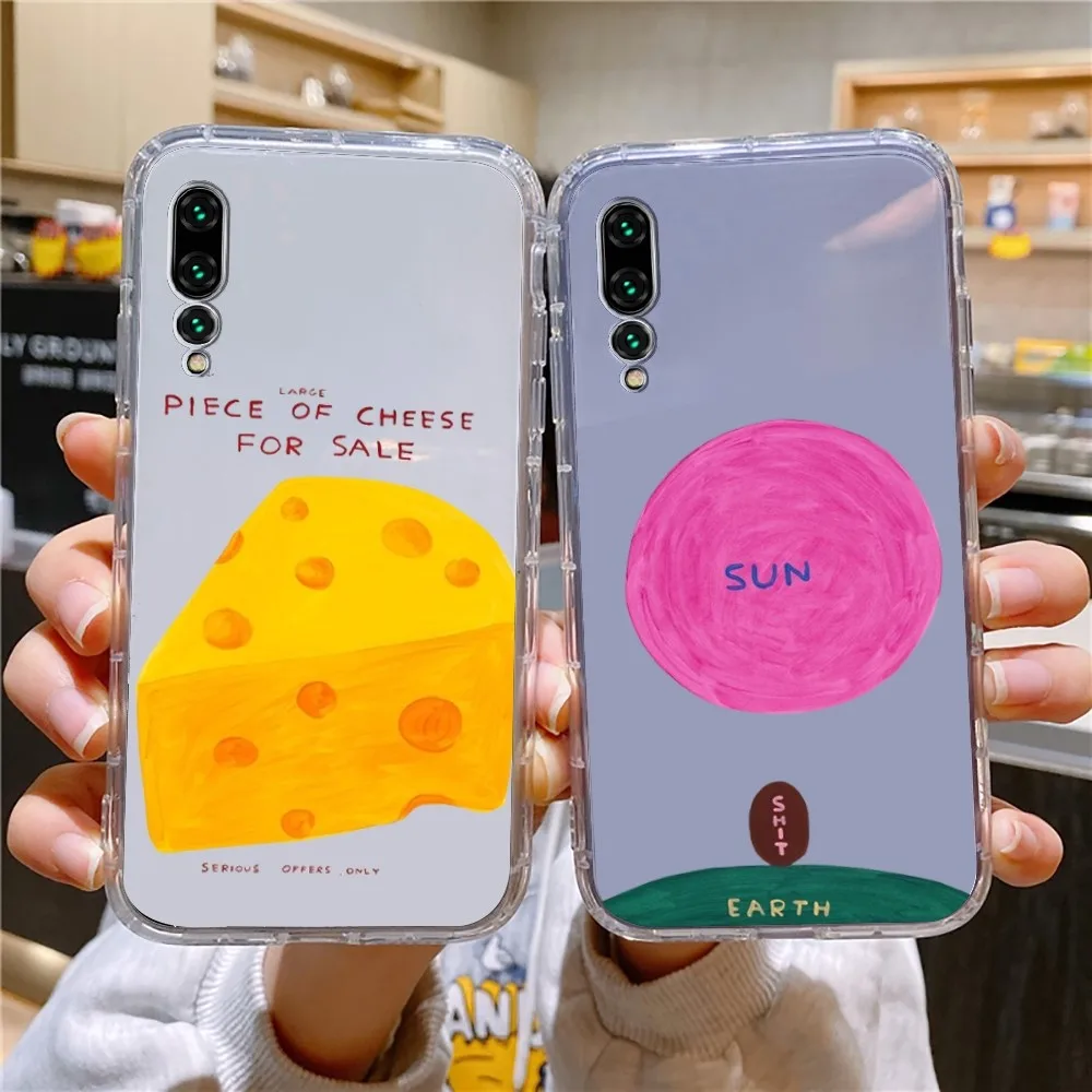 Custodia Per Telefono David Shrigley Visual Arts Per Xiaomi 11 Redmi Note 11 5G 8T 9A 9 10T Note8Pro Note9 12 Custodia Trasparente Sultra