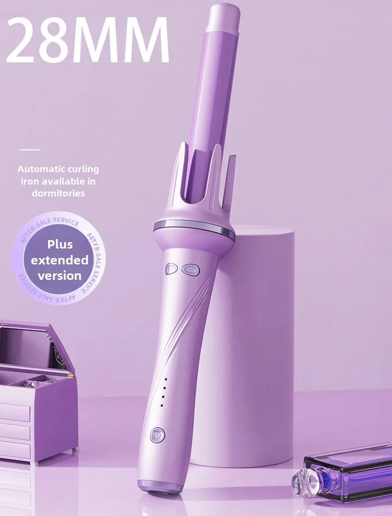 Automatic Curling Iron 28MM Large Wave Deep Wave Hair Styling Tool Rotating Hair Damage-Free Volumizing Iron For Smooth