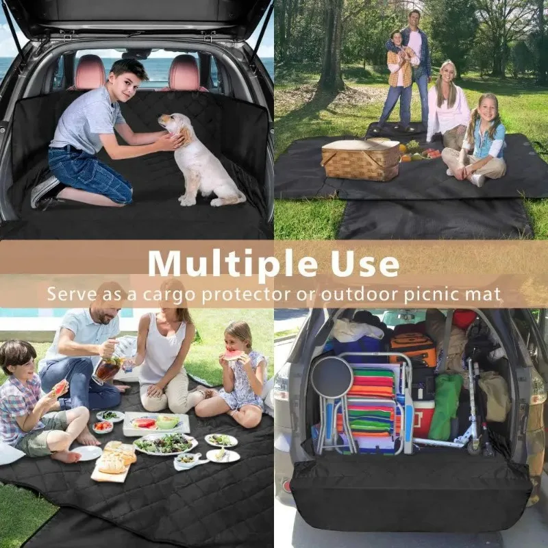 Trunk Pet Mat Suitable for Tesla Model Y Dog Seat Cover Fabric Oxford Waterproof Mat Bed Internal Protection Accessories dog car seat cover