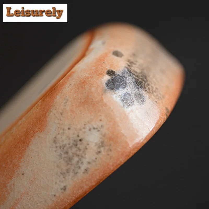 Zhiye Roasting Ceramic Dustpan Tea Scoop Creative Tea Leaf Holder Chahe Shovel Appreciation Ladle Teaset Accessories Ornaments