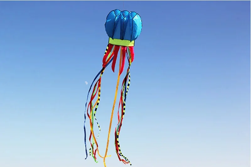 free shipping 8m jellyfish kites flying for adults kites line nylon kites factory giant flying kite windsurfing equipment flying 4