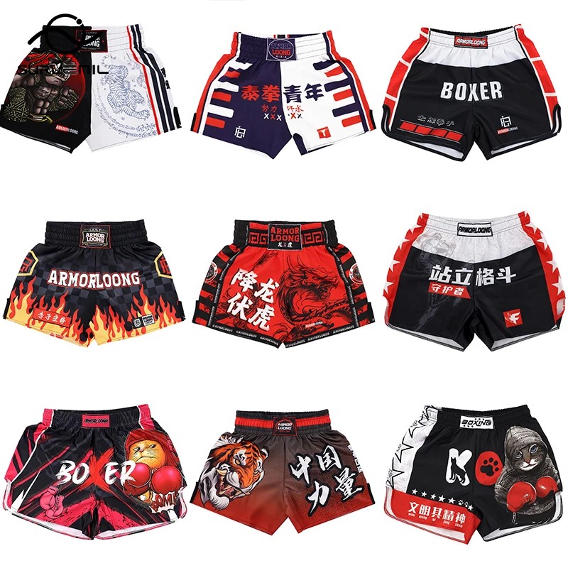 Produktbild von MUAY NATION Muay Thai Shorts Kinder - Boxhosen Für Kampfsport & MMA