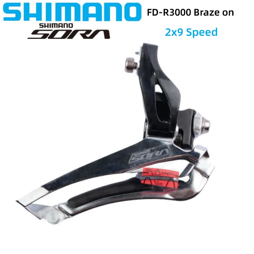 SHIMANO SORA R3000 Series Front Derailleur Braze on 2x9