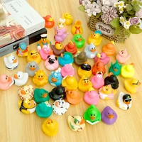 50Pcs Assorted Ducks for Kids Rubber Duck Toy Cute Bath Tub Pool Toys Baby Showers Accessories Floater Duck Party Supplies 6